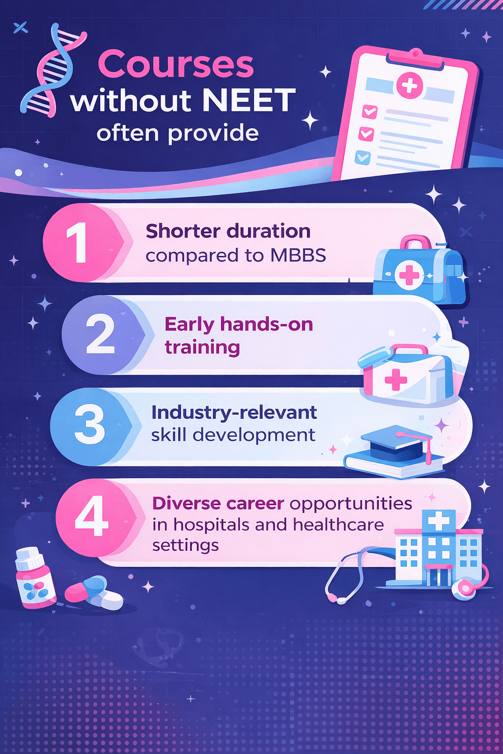 Courses without NEET