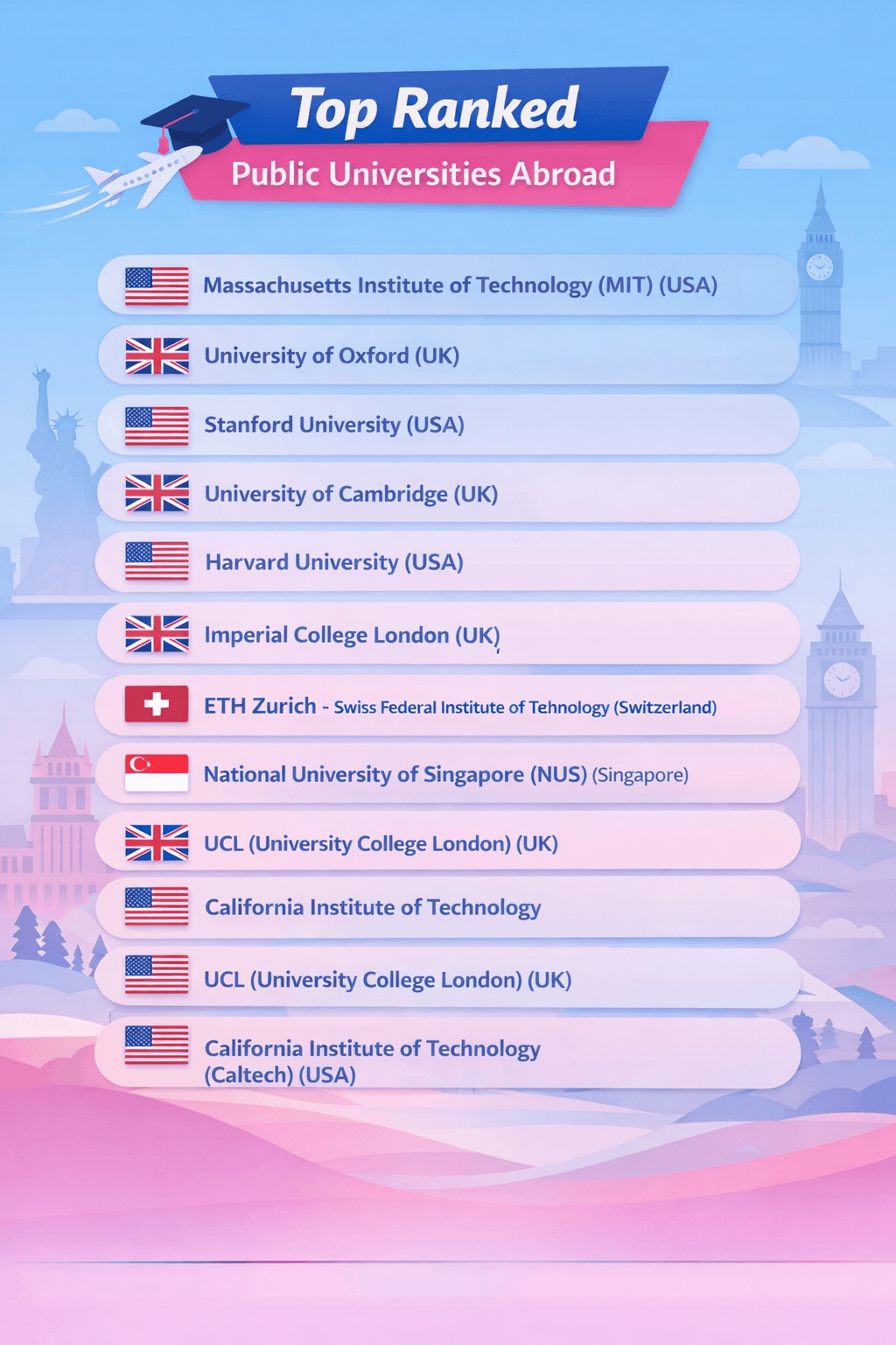 Public Universities Abroad